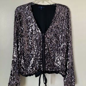 Gap Sequin Jacket Size M/L